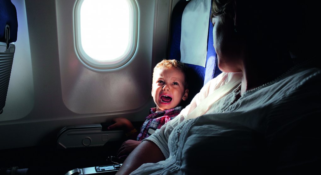 Let bez dětského křiku? Pětačtyřicet eur navíc