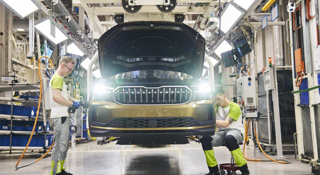 Škoda Auto spouští v kvasinském závodě výrobu zcela nové generace modelu Kodiaq