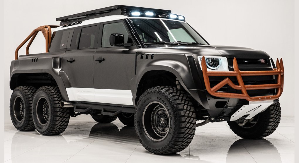 Luxusní terénní monstrum: Land Rover Defender 6x6