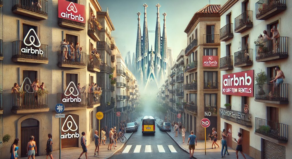 Evropská města bojují s Airbnb: Barcelona zavádí úplný zákaz krátkodobých pronájmů