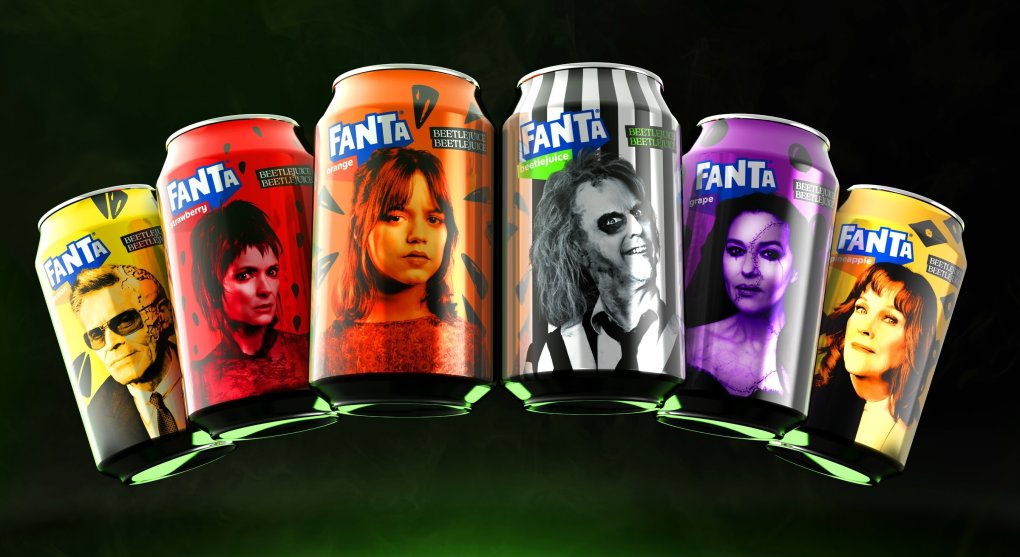 Fanta přivolává Beetlejuice s novou limitovanou edicí