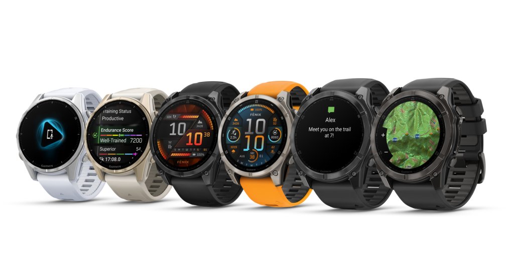 Garmin představuje novou řadu chytrých hodinek fēnix 8 s AMOLED displejem