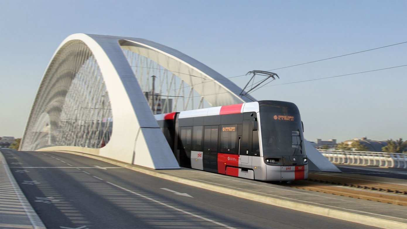 Tramvaje budou pětičlánkové a kompletně nízkopodlažní.