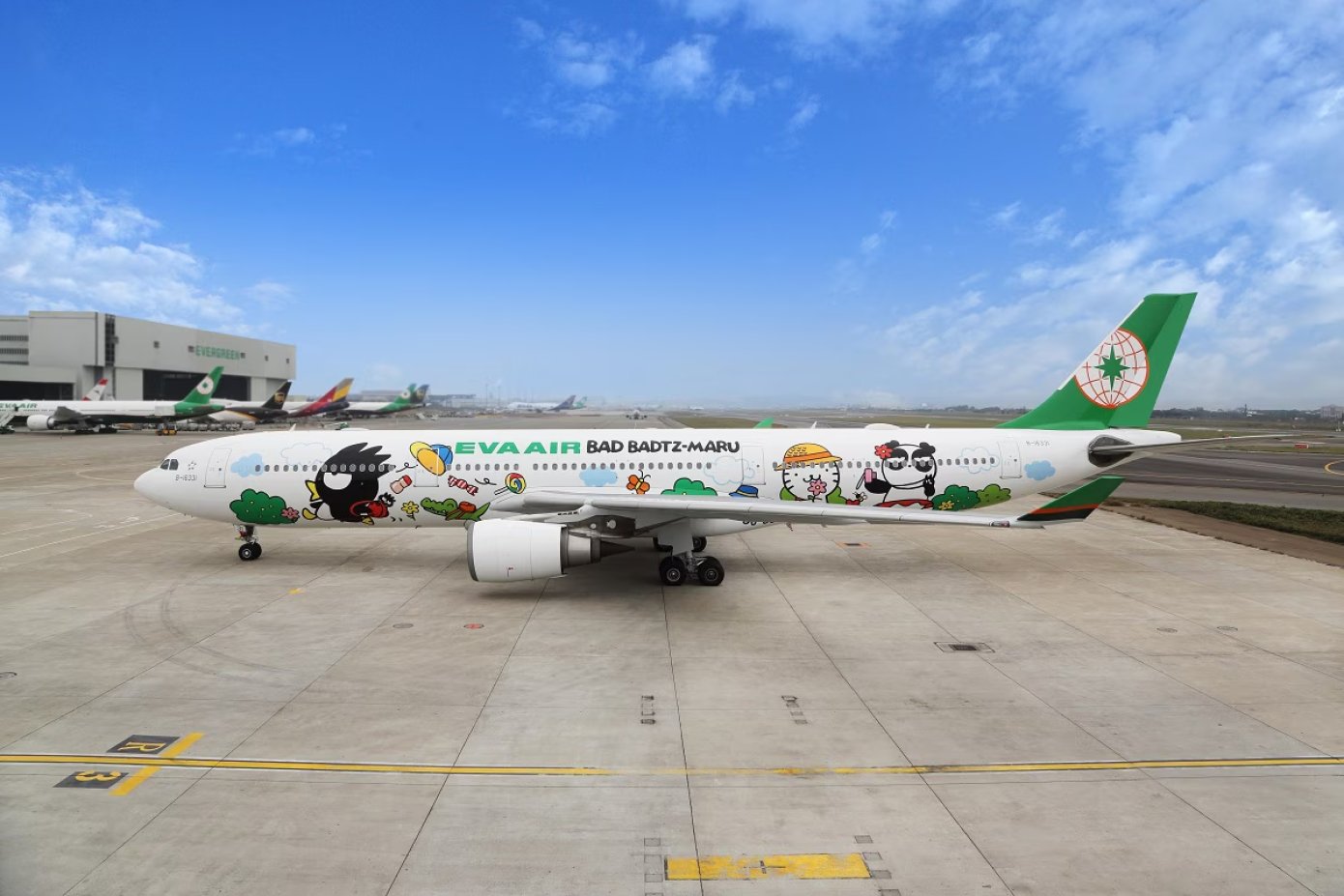 EVA Air uvádí nové letadlo Hello Kitty na trase Chicago-Tchaj-pej