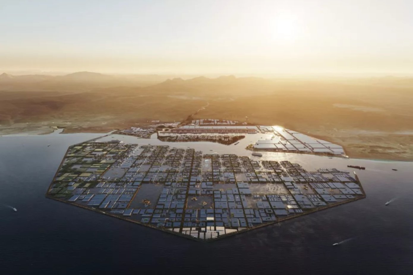 Vizualizace projektu Neom City